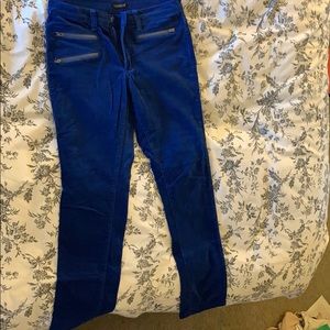 Venus corduroy blue fitted pants